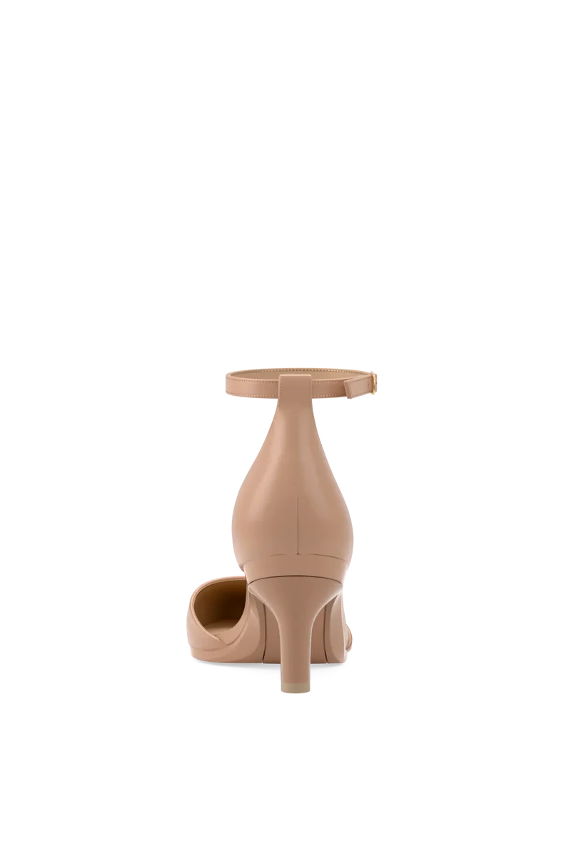 The D'Orsay Latte Leather + Stiletto Heel Kit 3 Latte
