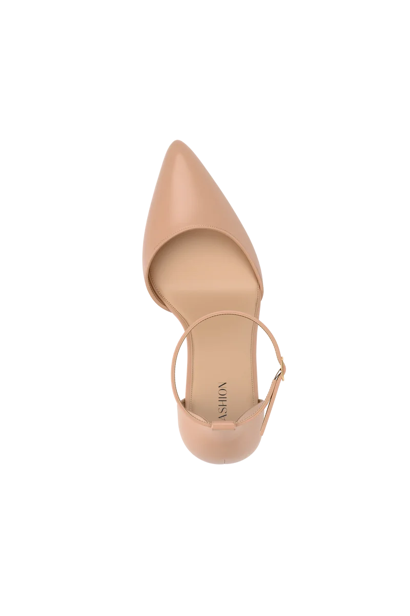 The D'Orsay Latte Leather + Stiletto Heel Kit 4 Latte