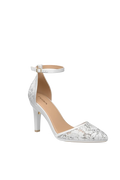 The D'Orsay - White Satin Lace + Stiletto Heel Kit 4 White
