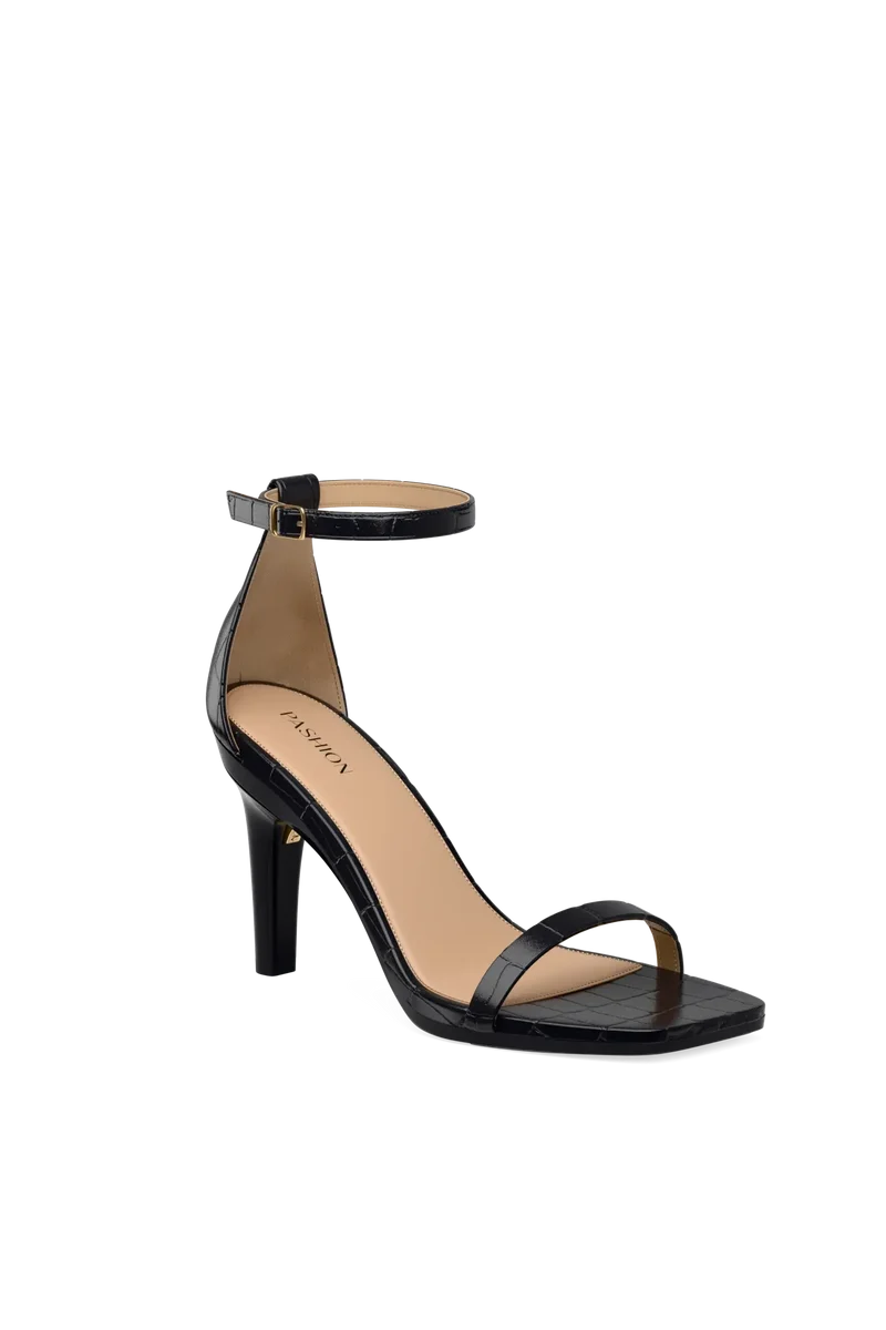 The Gigi - Coal Crocodile 4 Stiletto