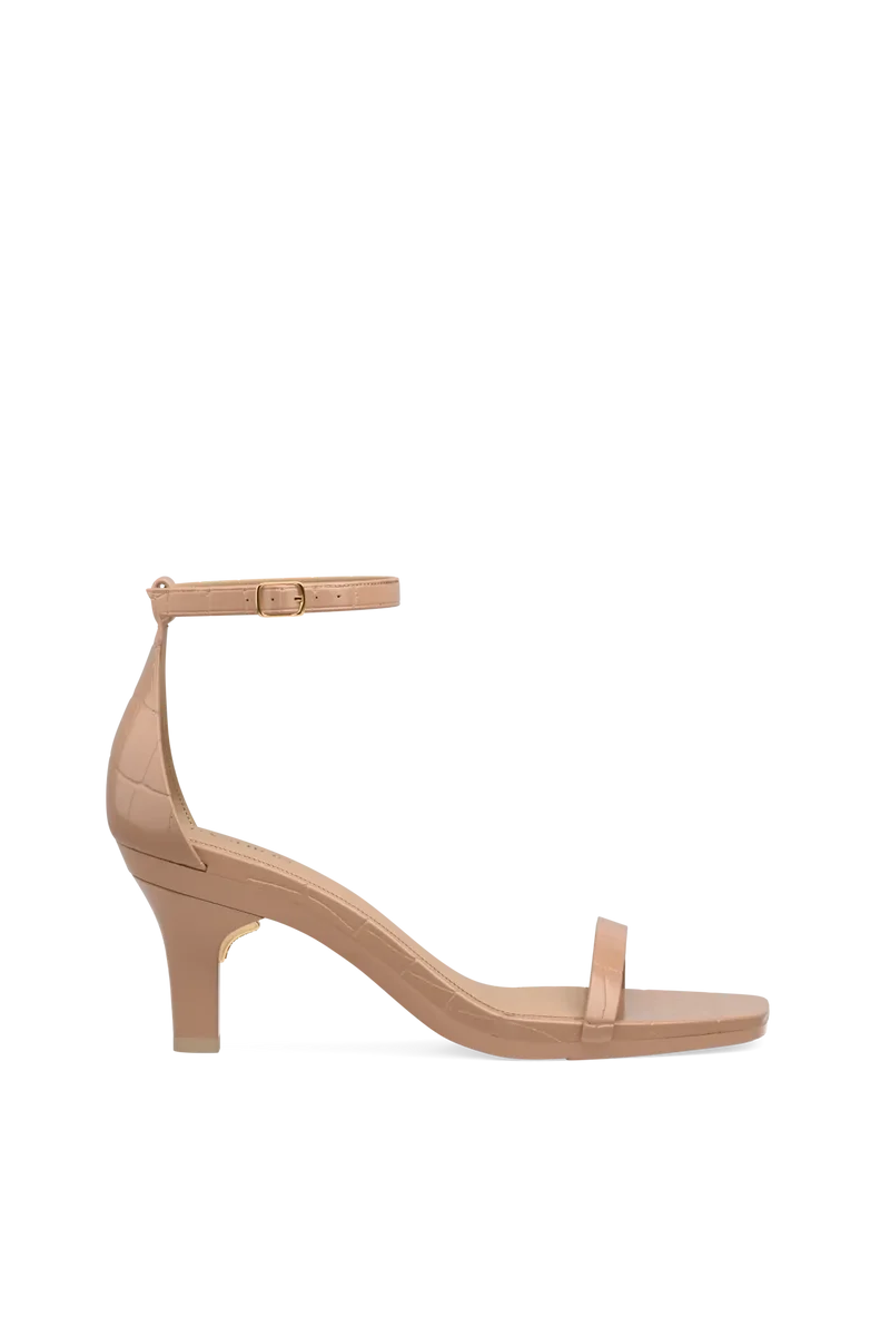 The Gigi - Latte Crocodile 3 Stiletto