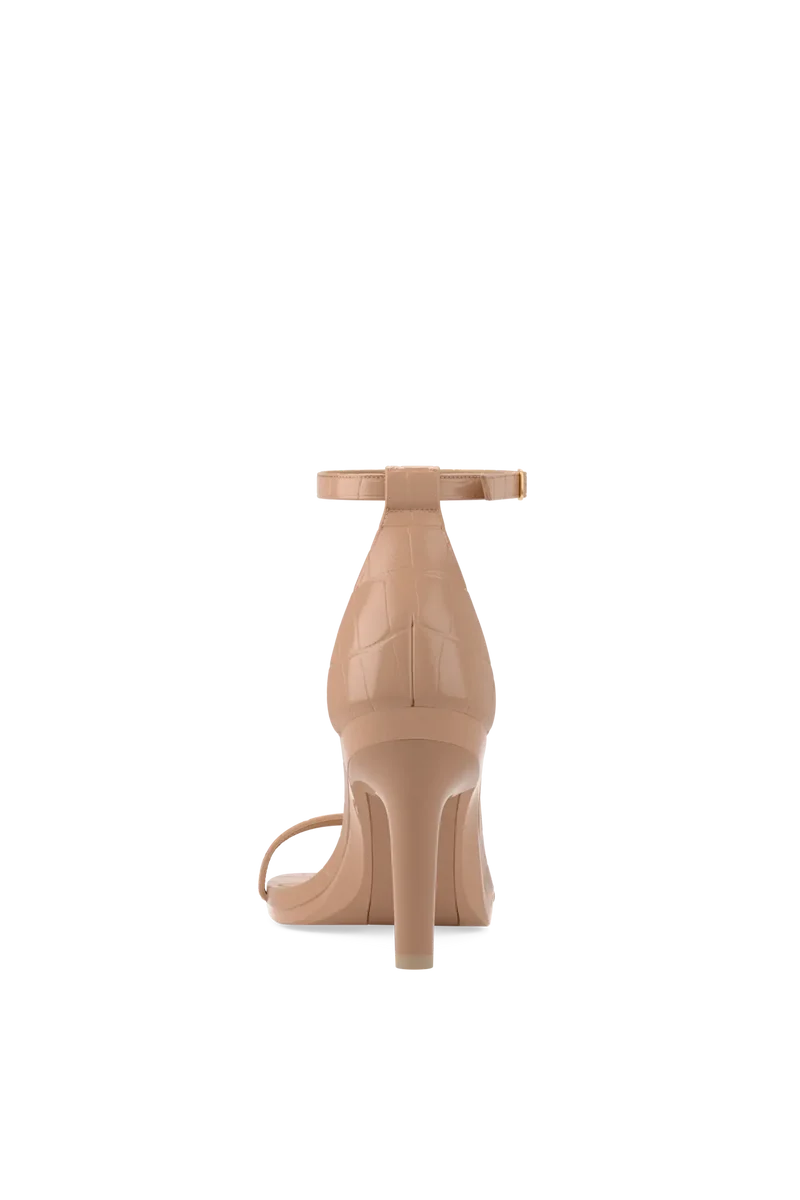 The Gigi - Latte Crocodile 4 Stiletto