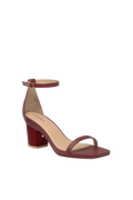 The Gigi - Merlot Leather 3 Block - Final Sale