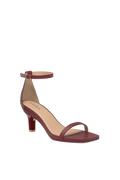 The Gigi - Merlot Leather 3 Stiletto - Final Sale