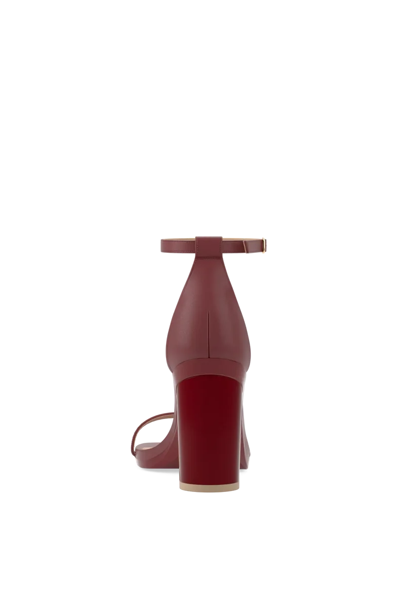 The Gigi - Merlot Leather 4 Block - Final Sale