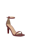 The Gigi - Merlot Leather 4 Stiletto - Final Sale