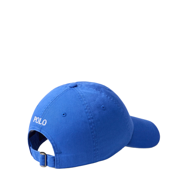 THE ICONIC COTTON CHINO BALL CAP BLUE