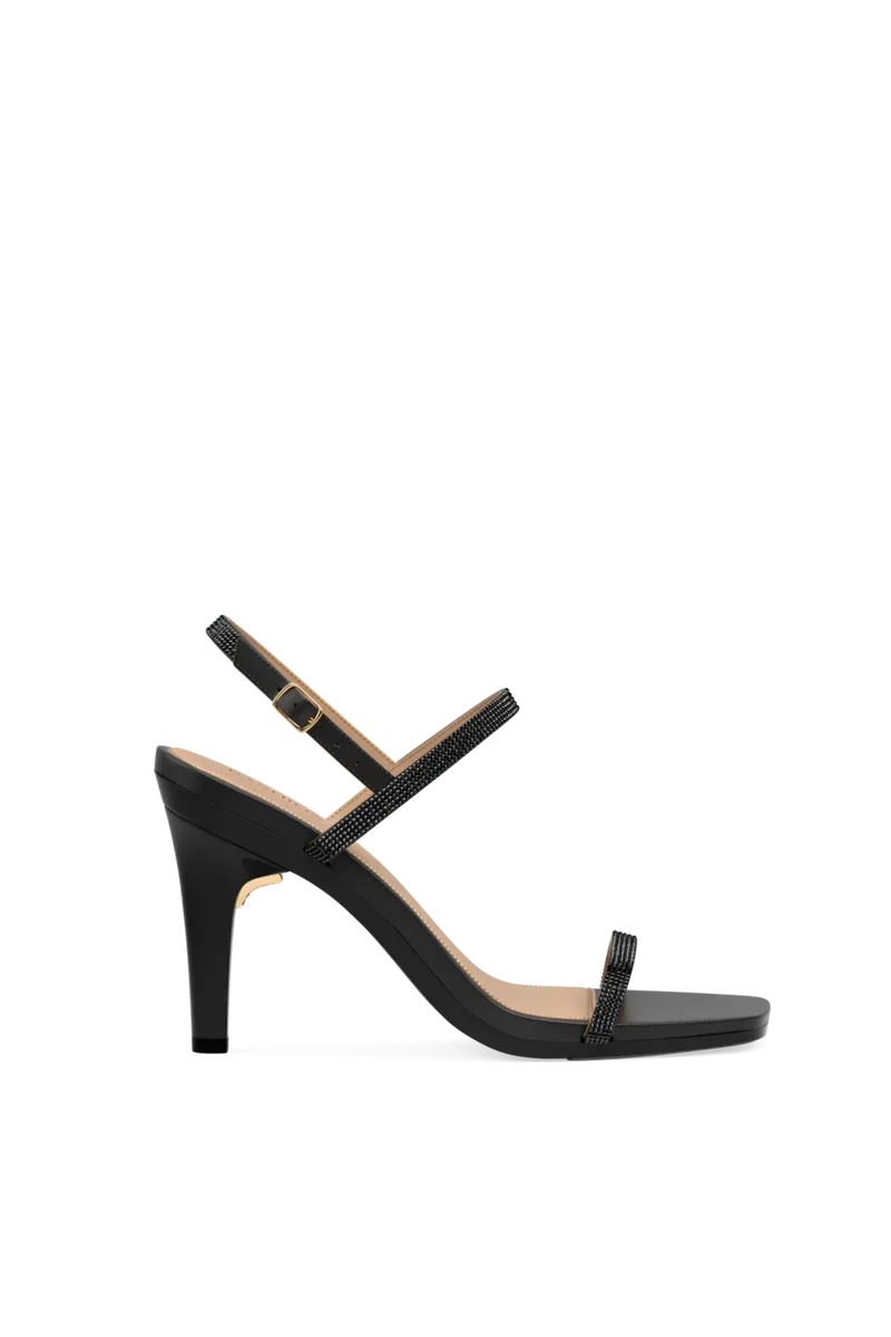 The Miranda - Coal Rhinestone 4 Stiletto