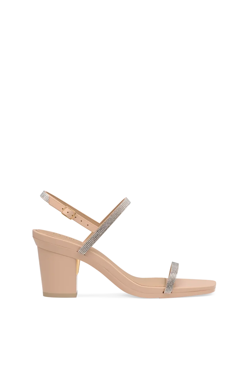 The Miranda - Sand Rhinestone 3 Block