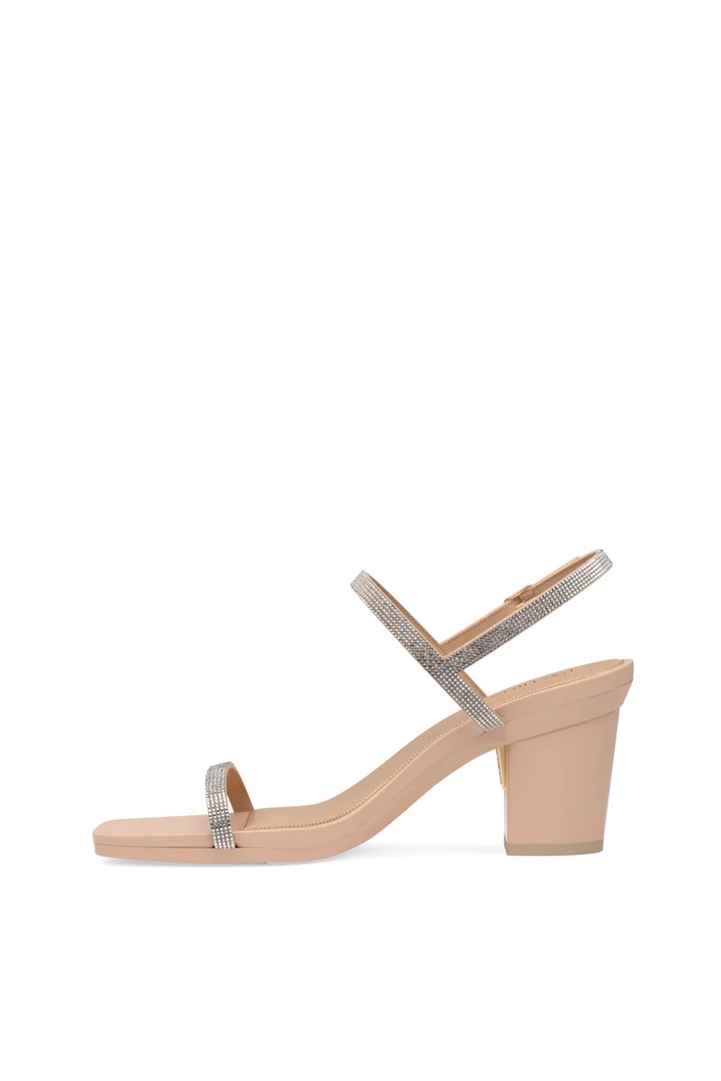 The Miranda - Sand Rhinestone 3 Block