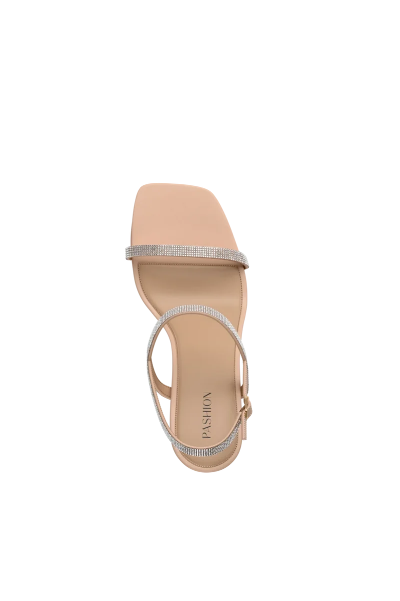 The Miranda - Sand Rhinestone 3 Block
