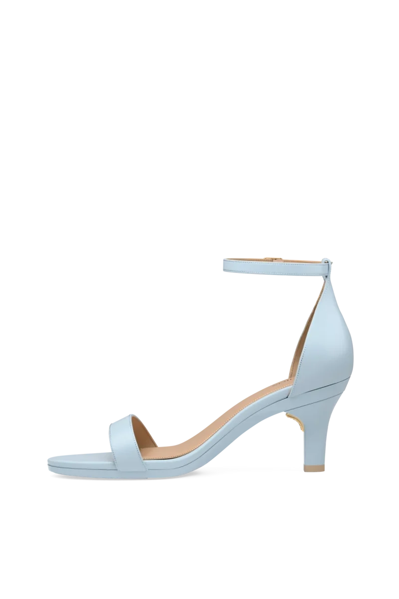The Pashionista - Baby Blue Leather 3 Stiletto