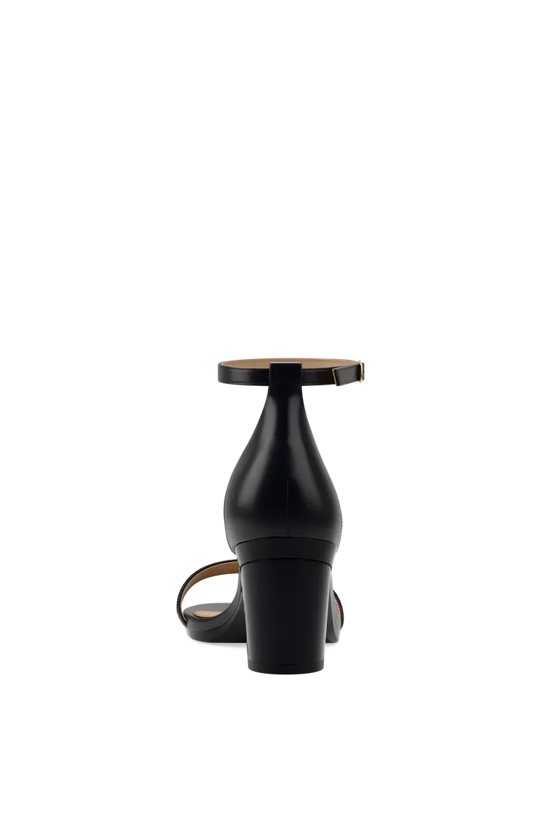 The Pashionista - Coal Leather + Block Heel Kit 3 Coal