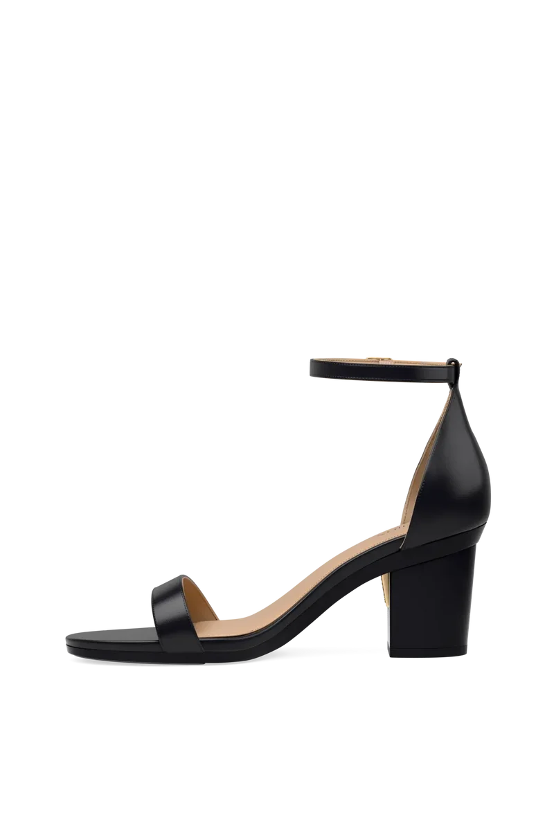 The Pashionista - Coal Leather + Block Heel Kit 3 Coal
