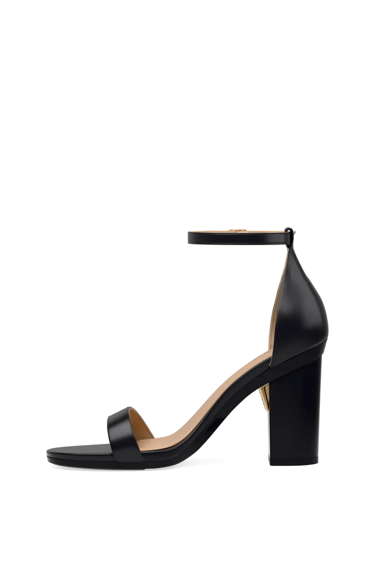 The Pashionista - Coal Leather + Block Heel Kit 4 Coal