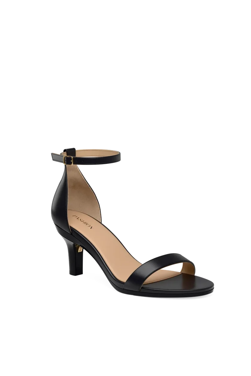 The Pashionista - Coal Leather + Stiletto Heel Kit 3 Coal