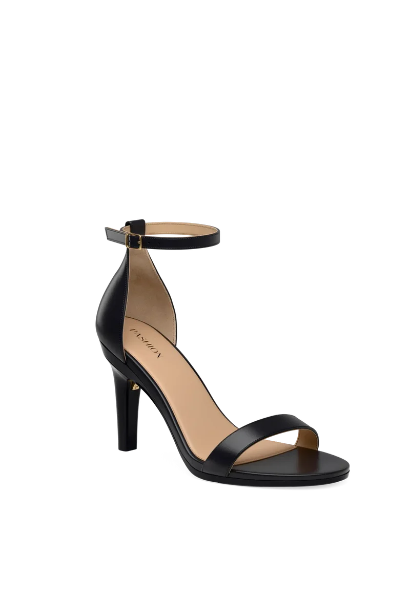 The Pashionista - Coal Leather + Stiletto Heel Kit 4 Coal
