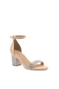 The Pashionista - Sand Patent Rhinestone + Block Heel Kit 3 Sand Rhinestone