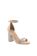 The Pashionista - Sand Patent Rhinestone + Block Heel Kit 4 Sand Rhinestone
