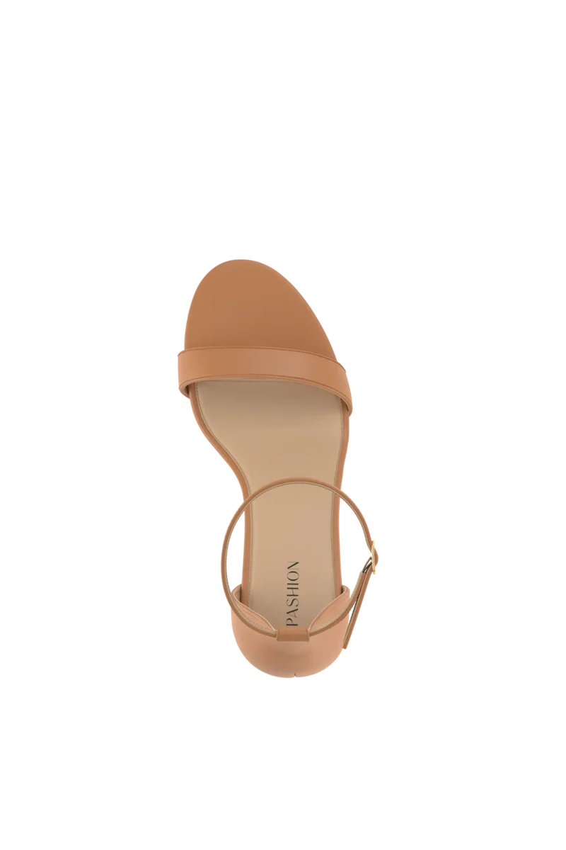 The Pashionista - Whiskey Leather 3 Stiletto - FINAL SALE