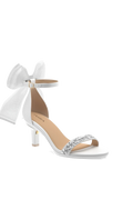 The Pashionista - White Crystal Bow + Stiletto Heel Kit 3 White