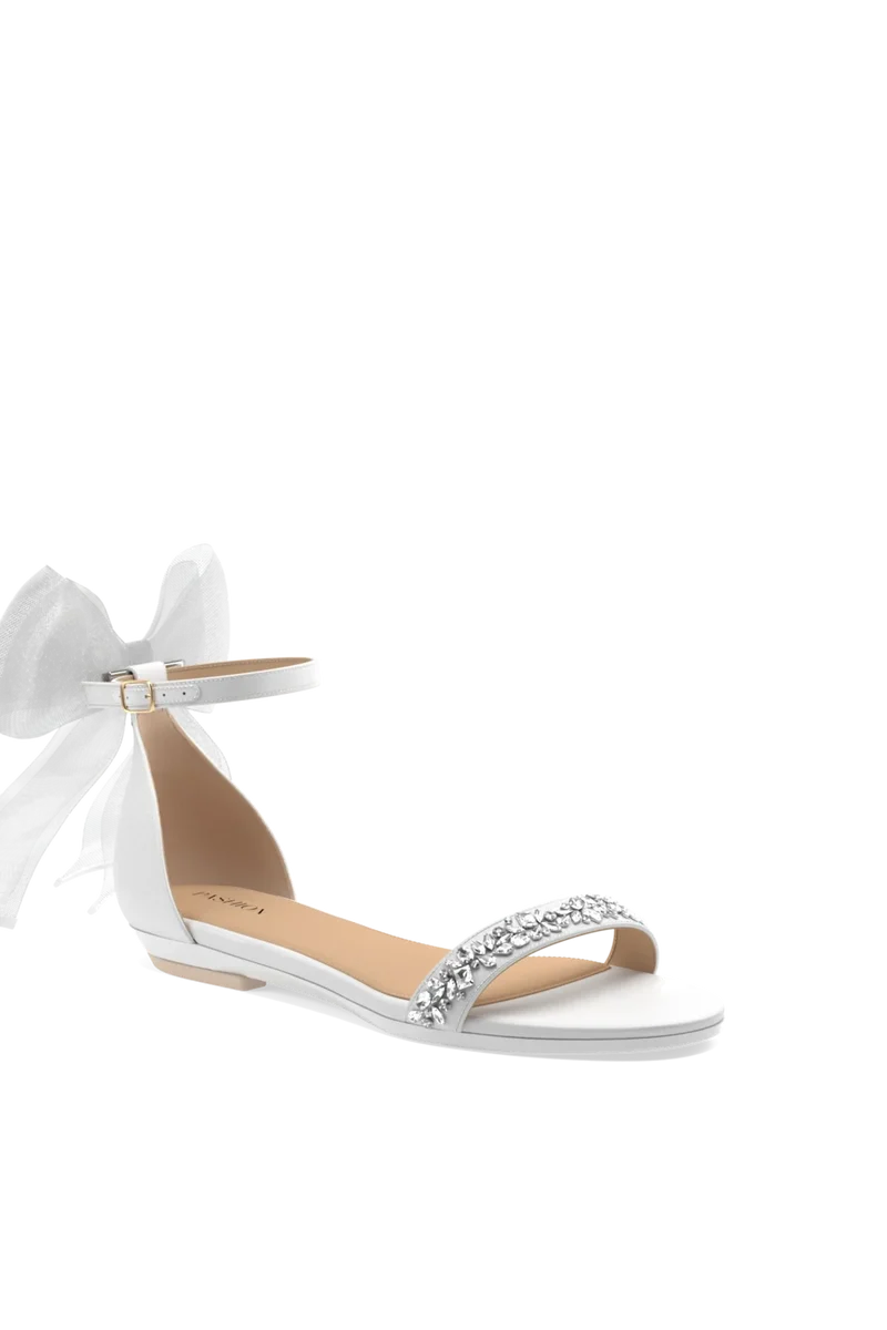 The Pashionista - White Crystal Bow + Stiletto Heel Kit 3 White