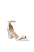 The Pashionista - White Leather + Block Heel Kit 3 White