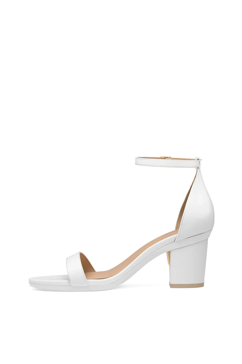 The Pashionista - White Leather + Block Heel Kit 3 White