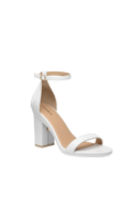 The Pashionista - White Leather + Block Heel Kit 4 White