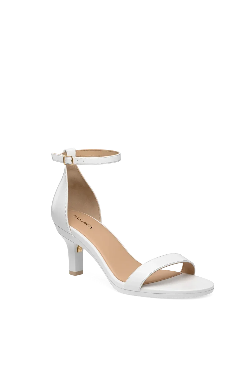 The Pashionista - White Leather + Stiletto Heel Kit 3 White