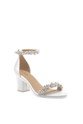 The Pashionista - White Satin Pearl + Block Heel Kit 3 White - Final Sale