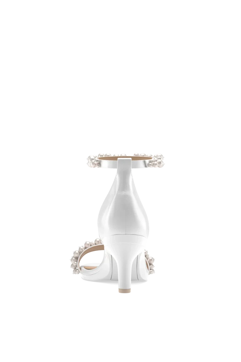 The Pashionista - White Satin Pearl + Stiletto Heel Kit 3 White - Final Sale