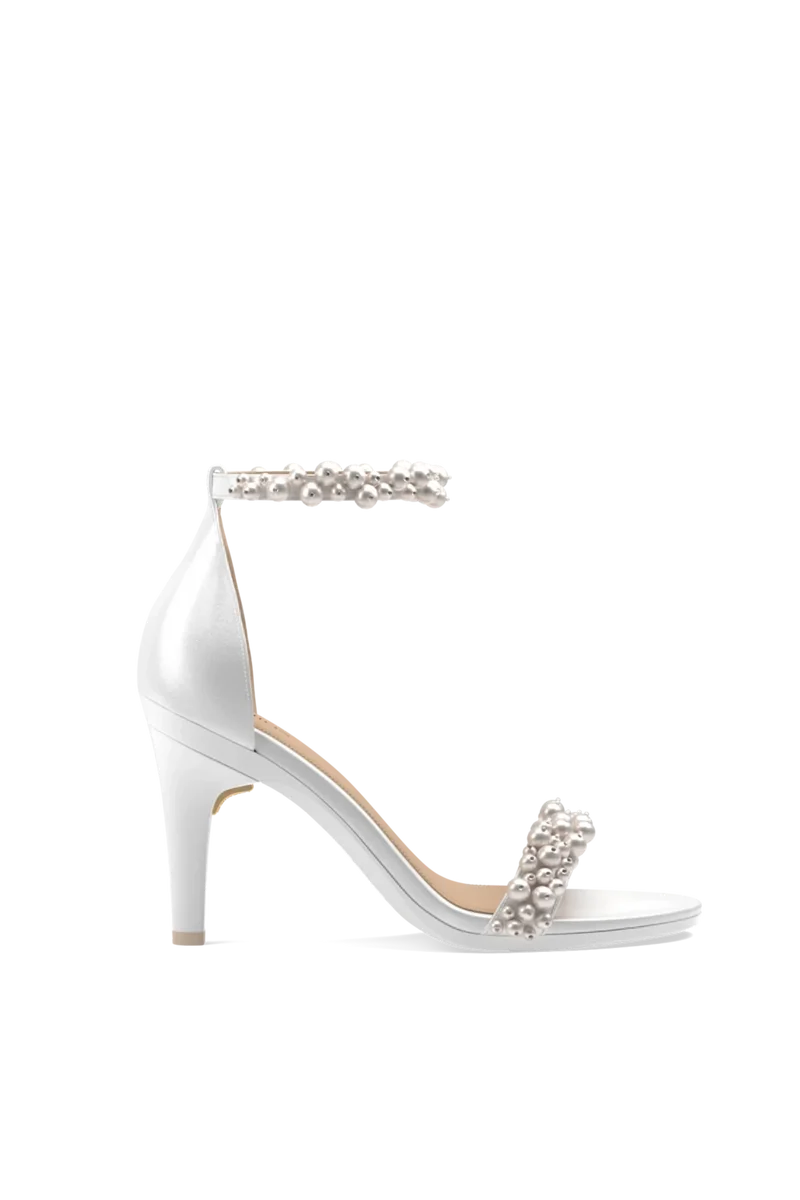 The Pashionista - White Satin Pearl + Stiletto Heel Kit 4 White - Final Sale