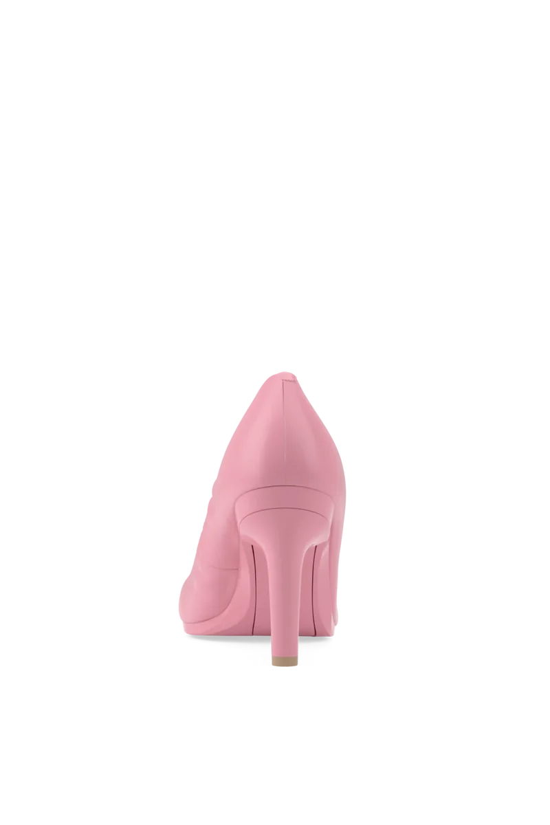 The Pump - Pink Leather 4 Stiletto - Final Sale