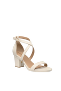 The Sandal - Ivory Leather 3 Block