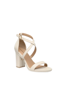 The Sandal - Ivory Leather 4 Block
