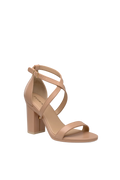 The Sandal - Latte Leather + Block Heel Kit 4 Latte