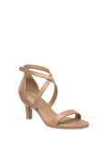The Sandal - Latte Leather + Stiletto Heel Kit 3 Latte