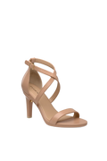 The Sandal - Latte Leather + Stiletto Heel Kit 4 Latte