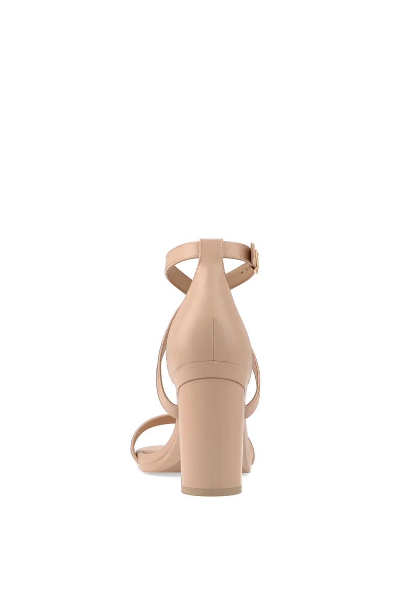 The Sandal - Sand Leather + Block Heel Kit 4 Sand
