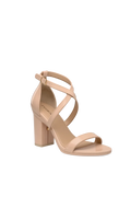 The Sandal - Sand Patent 4 Block - FINAL SALE