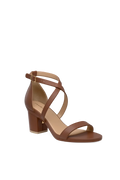 The Sandal - Walnut Leather 3 Block - FINAL SALE