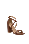 The Sandal - Walnut Leather 4 Block - FINAL SALE