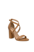 The Sandal - Whiskey Leather + Block Heel Kit 4 Whiskey
