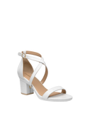 The Sandal - White + Block Heel Kit 3 White