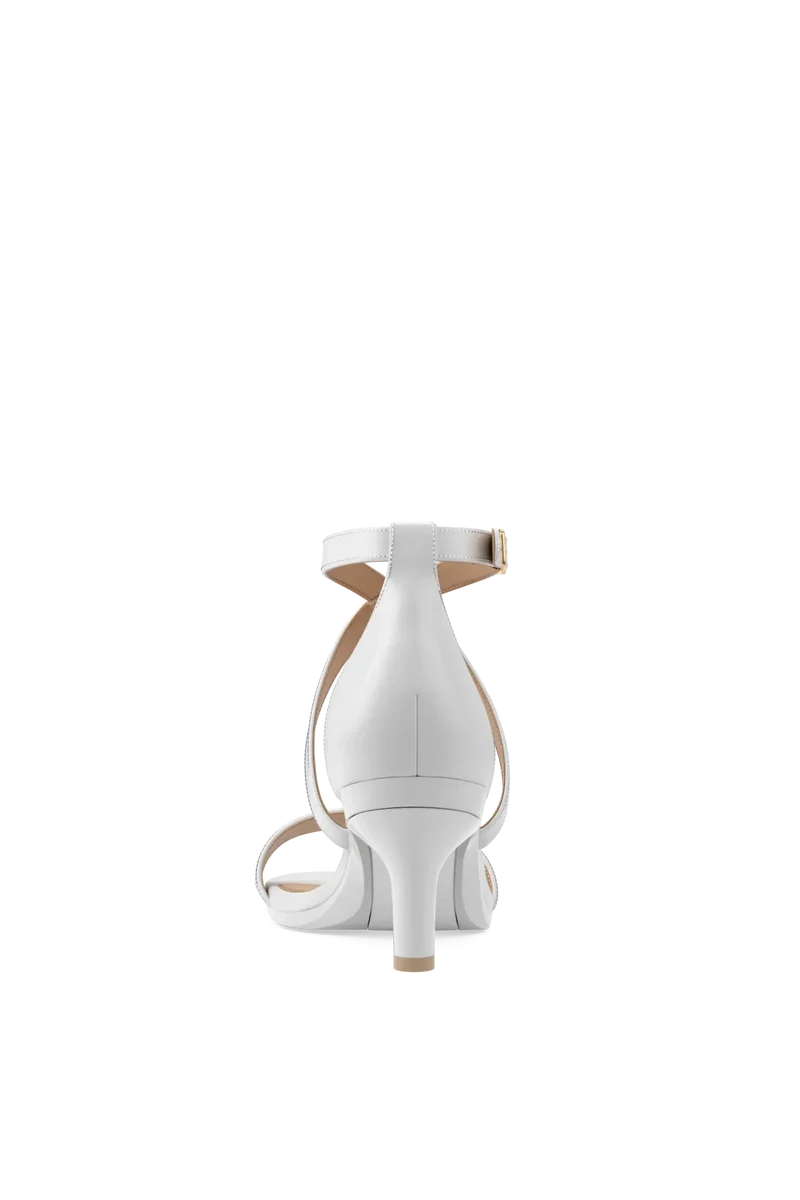 The Sandal - White + Stiletto Heel Kit 3 White