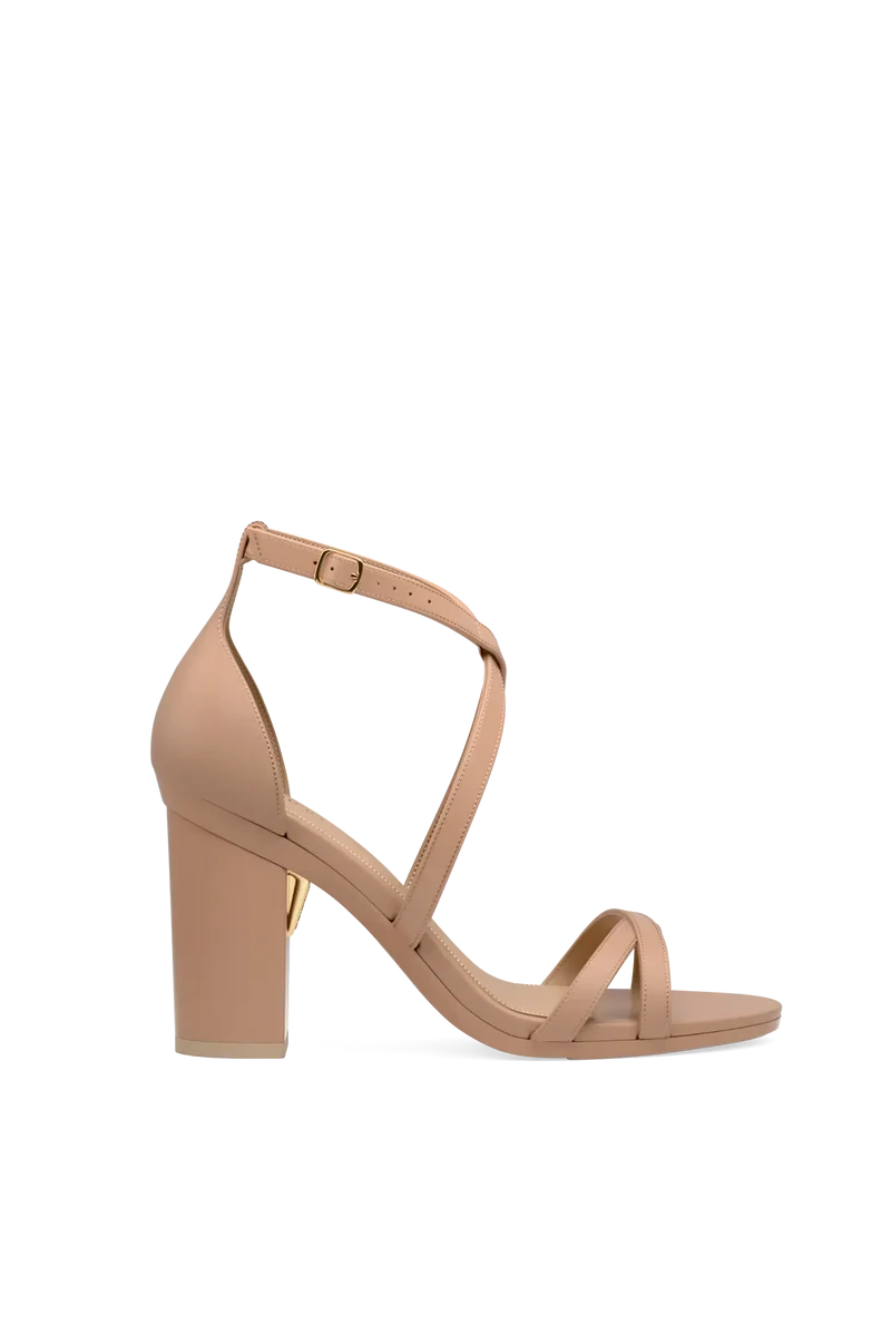 The Sandy - Latte Leather 4 Block