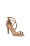 The Sandy - Latte Leather 4 Stiletto