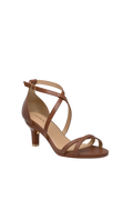 The Sandy - Walnut Leather 3 Stiletto