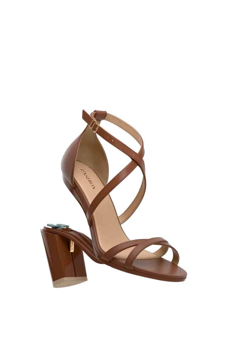 The Sandy - Walnut Leather 4 Block